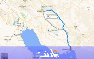 باربری اصفهان به بندرعباس
