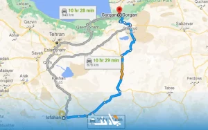 باربری اصفهان به گرگان