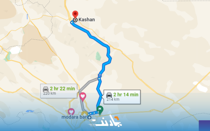 باربری اصفهان به کاشان