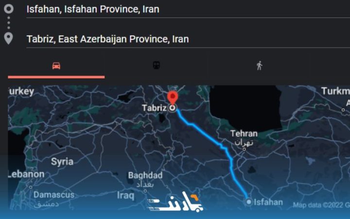 باربری اصفهان به تبریز با استفاده از اپلیکیشن بارنت