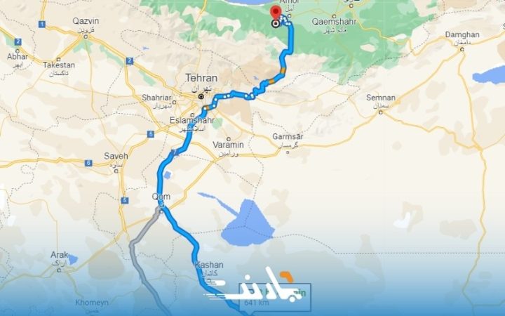 باربری اصفهان به مازندران و ساری